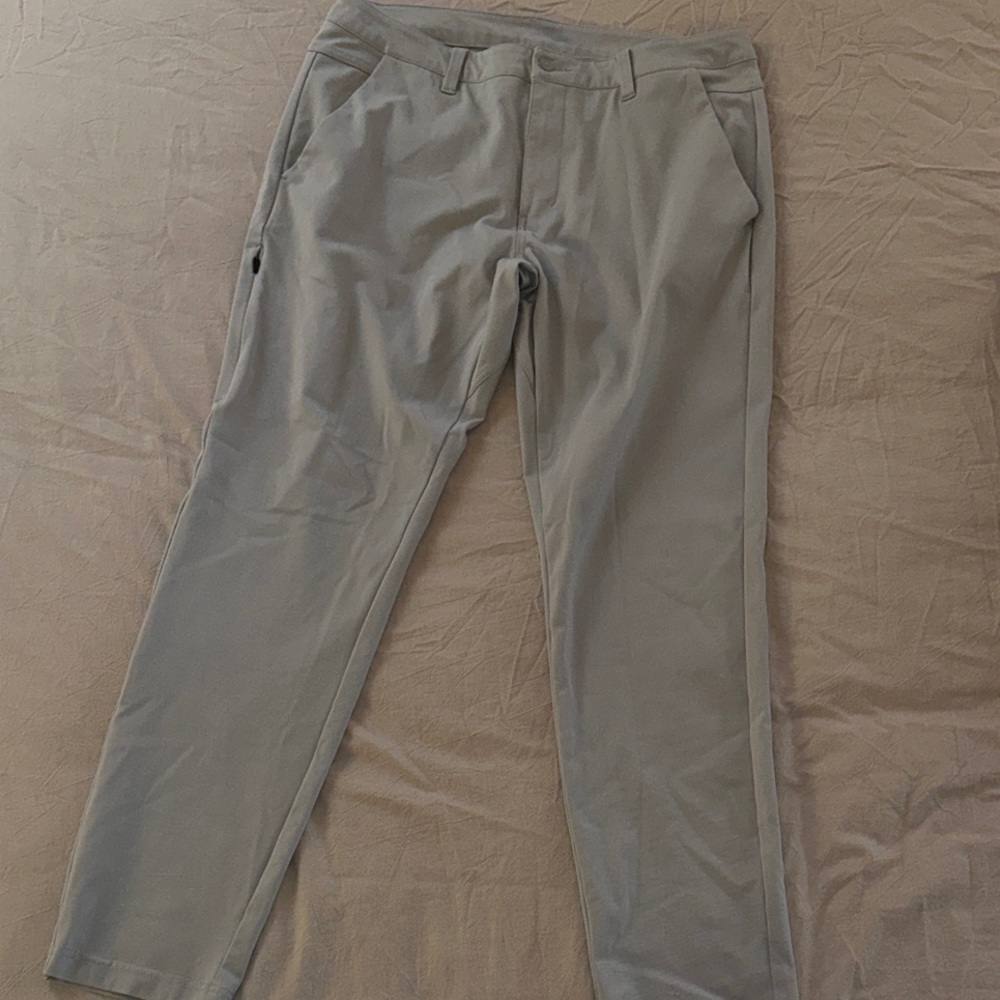 BYLT Basics Light Gray Chino Pants - Picture 2 of 10